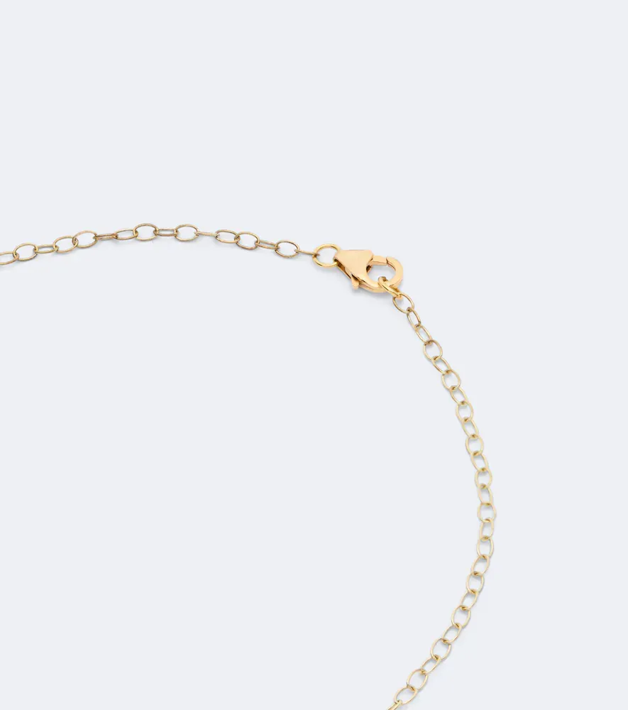YSSO Crescent Sun embellished 24kt gold-plated necklace | Thumbnail 2 YSSO Crescent Sun embellished 24kt gold-plated necklace | Thumbnail 2