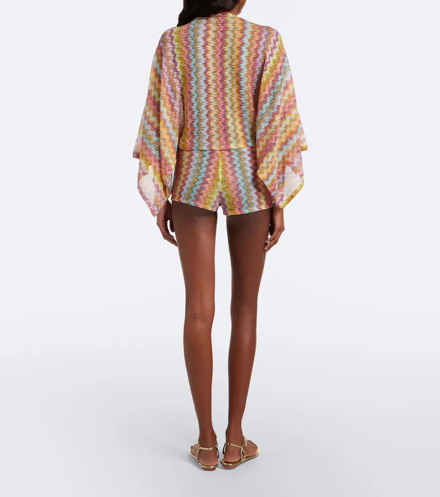 Missoni Lamé micro shorts | Thumbnail 4 Missoni Lamé micro shorts | Thumbnail 4