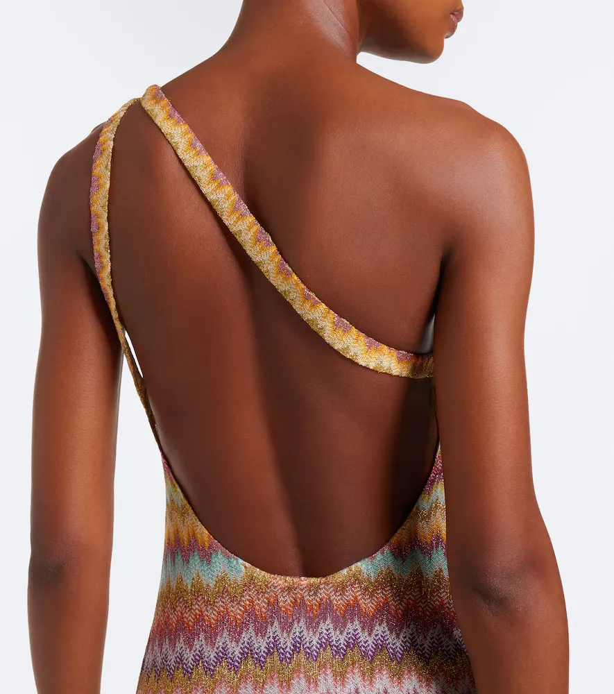Missoni One-shoulder lamé maxi dress | Thumbnail 3