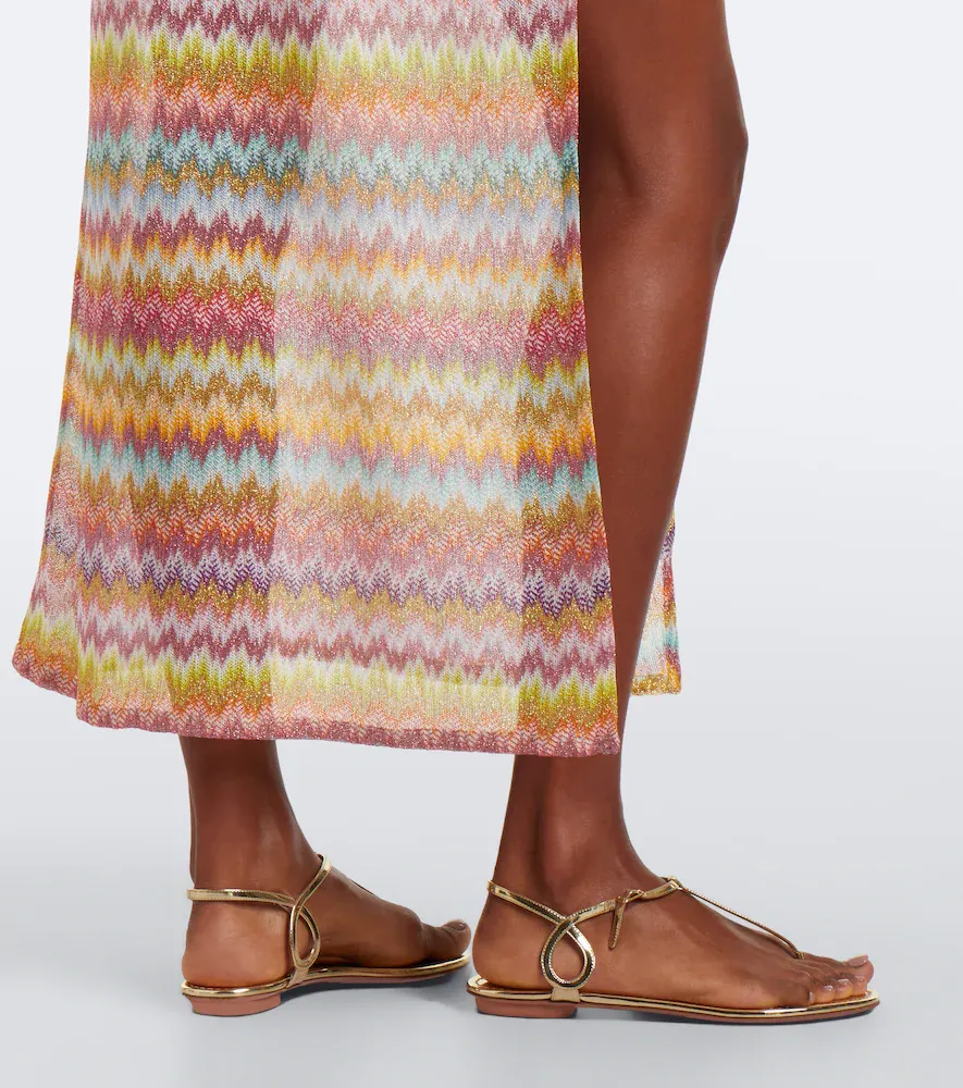 Missoni One-shoulder lamé maxi dress | Thumbnail 5