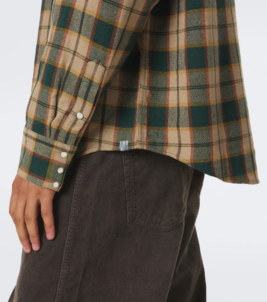 Visvim Meridian plaid wool and linen shirt | Thumbnail 2