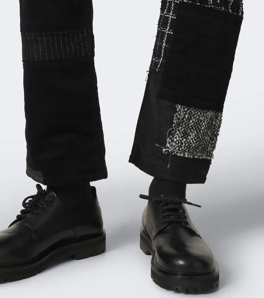 Junya Watanabe Patchwork cotton straight pants | Thumbnail 5 Junya Watanabe Patchwork cotton straight pants | Thumbnail 5