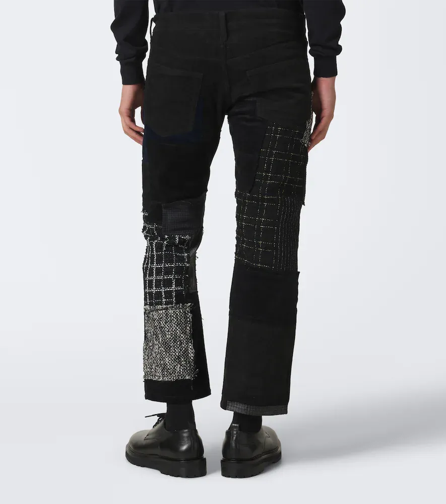 Junya Watanabe Patchwork cotton straight pants | Thumbnail 6 Junya Watanabe Patchwork cotton straight pants | Thumbnail 6