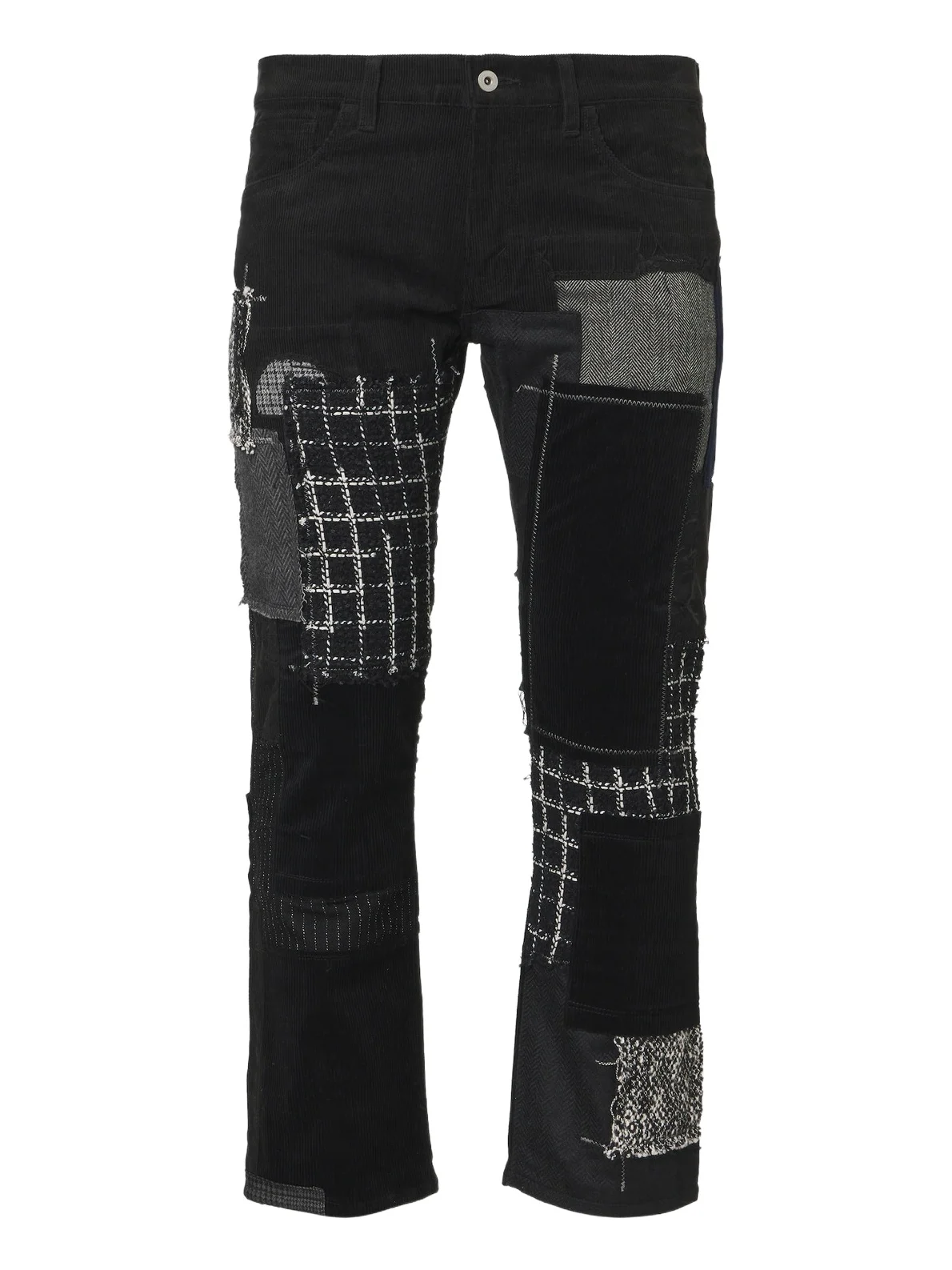 Junya Watanabe Patchwork cotton straight pants