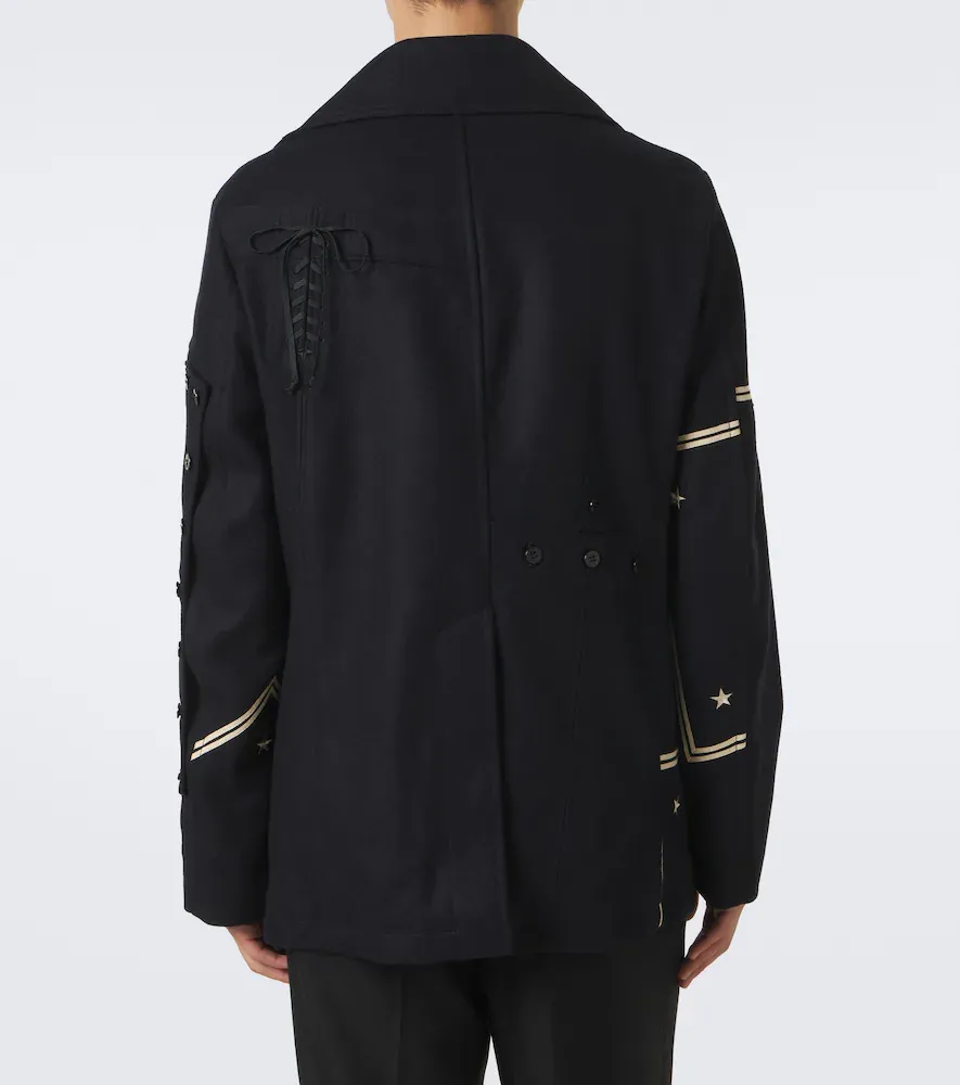 Junya Watanabe Double-breasted wool-blend blazer | Thumbnail 5 Junya Watanabe Double-breasted wool-blend blazer | Thumbnail 5