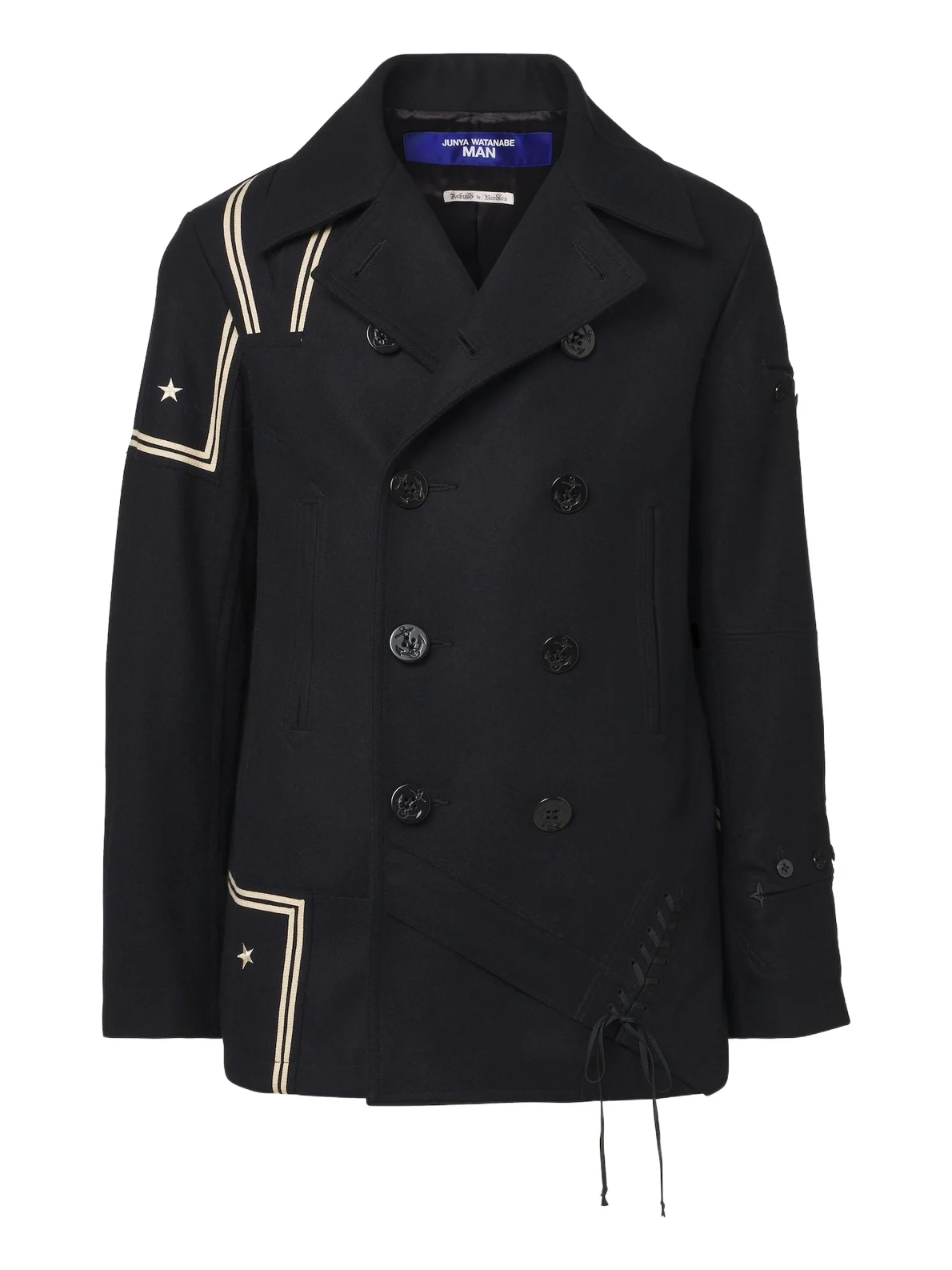 Junya Watanabe Double-breasted wool-blend blazer