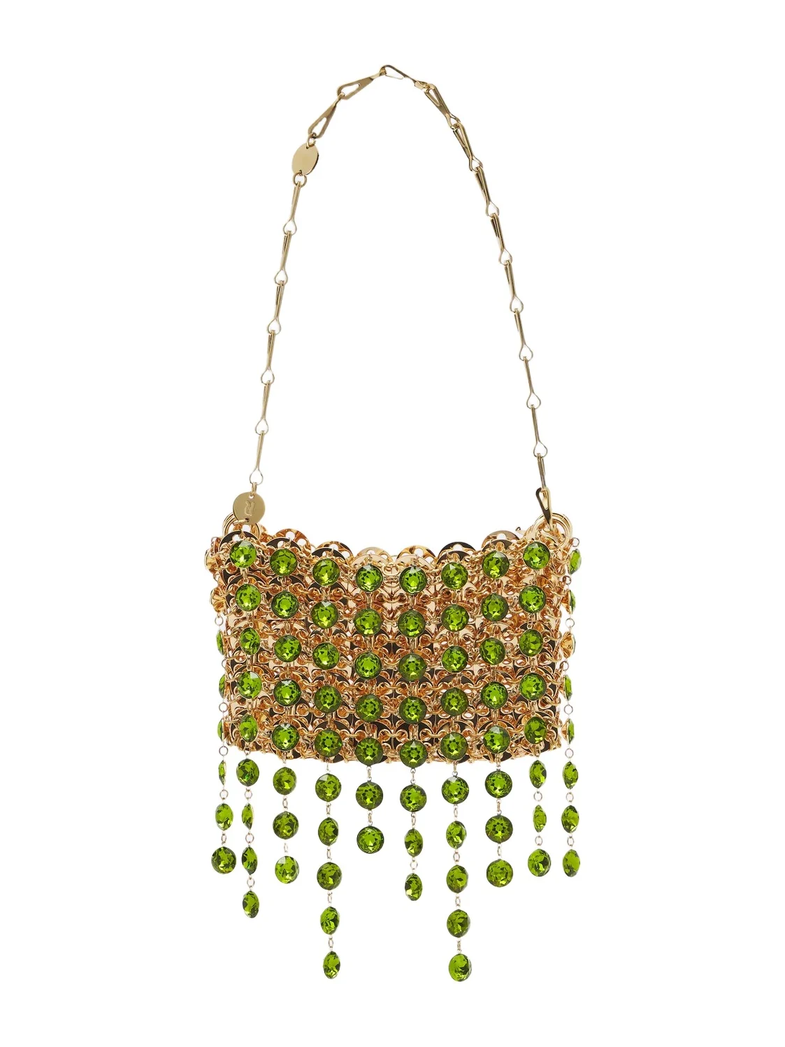 Rabanne 1969 Nano embellished top-handle bag