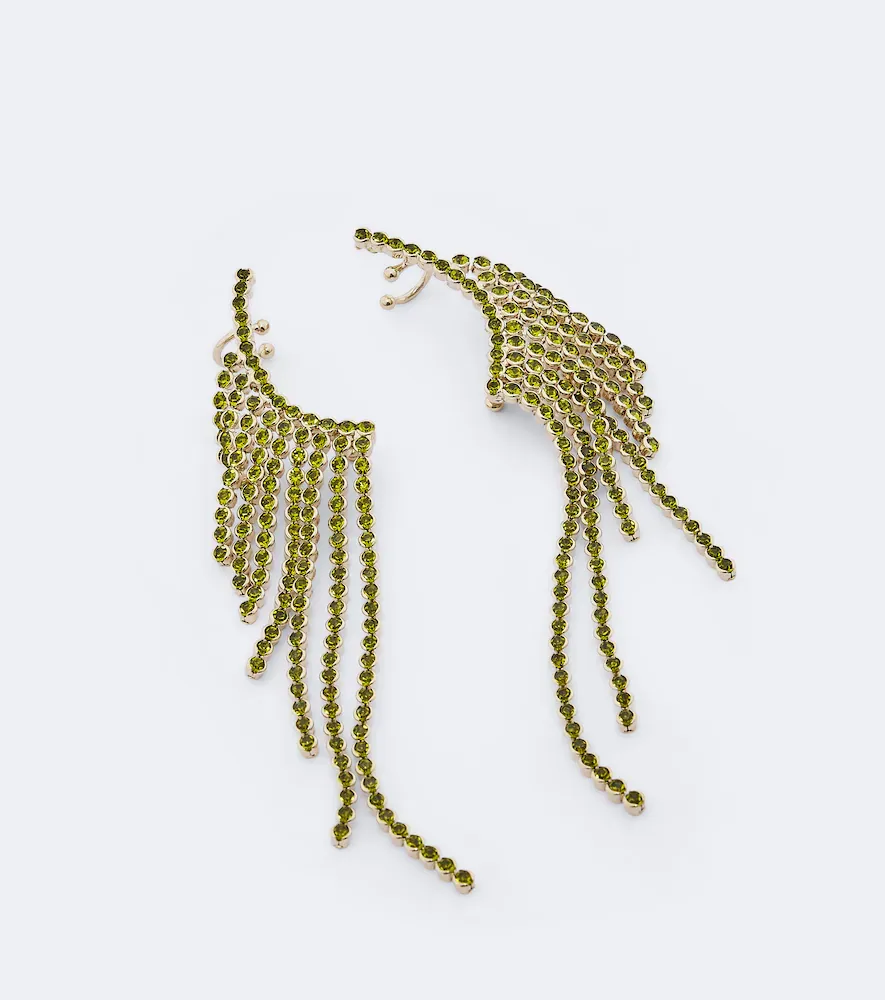 Rabanne Crystal-embellished ear climbers | Thumbnail 2