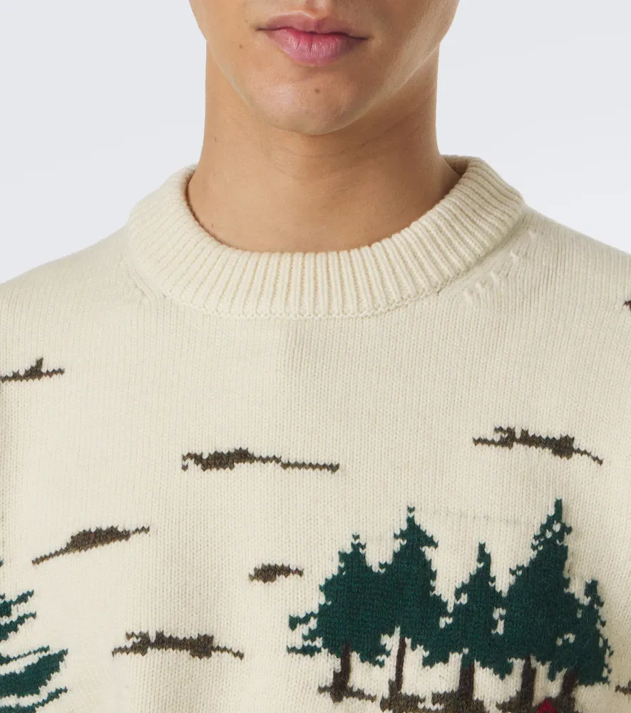 Junya Watanabe Intarsia wool sweater | Thumbnail 3 Junya Watanabe Intarsia wool sweater | Thumbnail 3