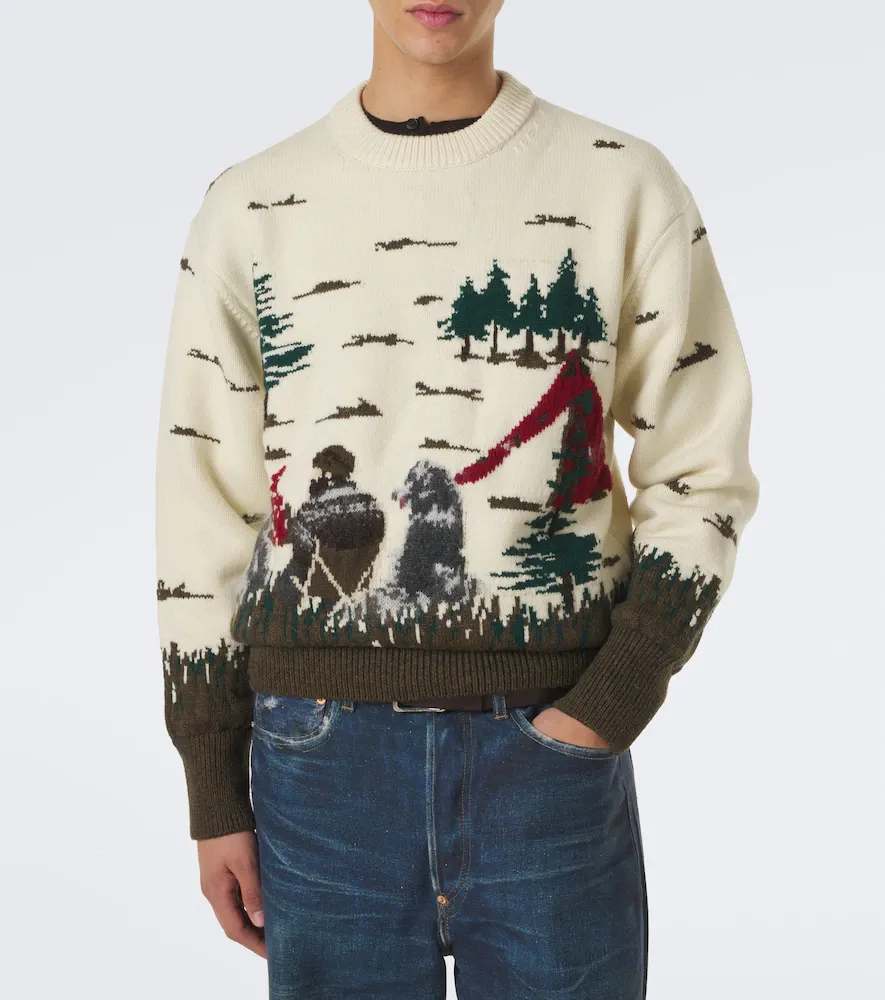 Junya Watanabe Intarsia wool sweater | Thumbnail 6 Junya Watanabe Intarsia wool sweater | Thumbnail 6