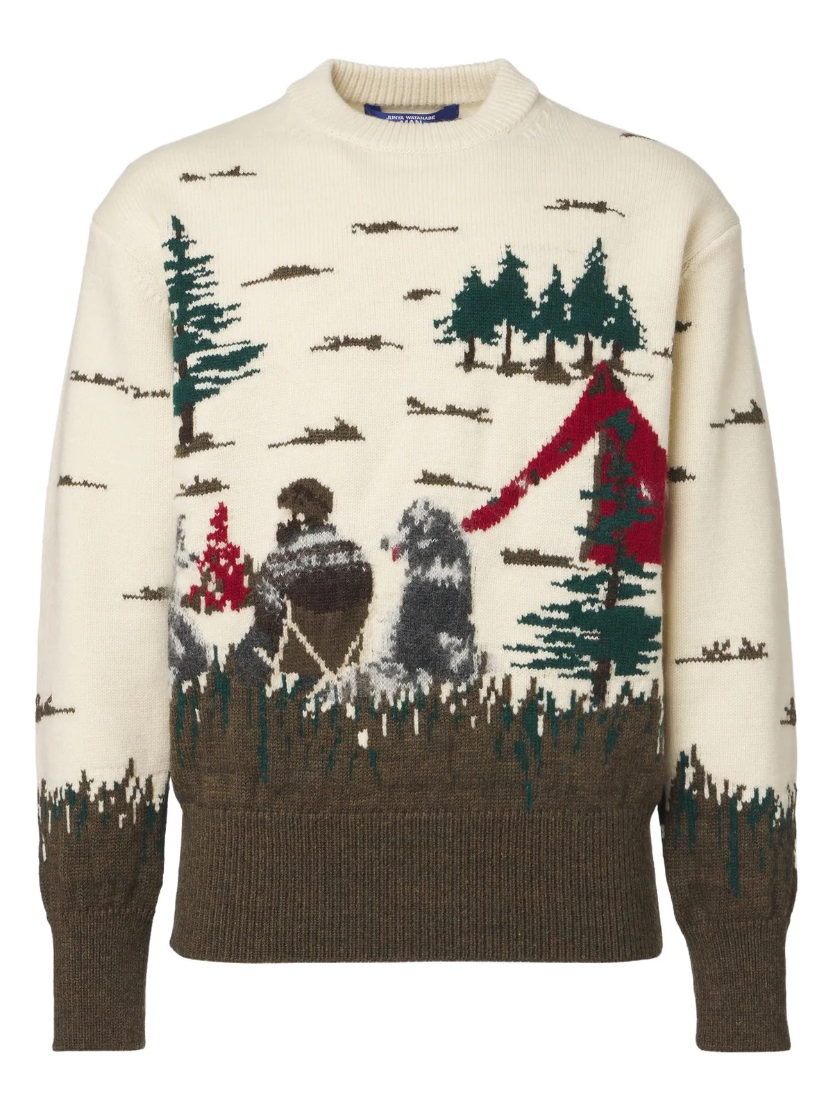Junya Watanabe Intarsia wool sweater