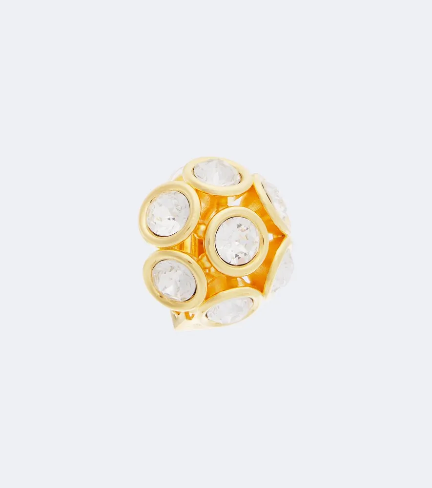 Oscar de la Renta Crystal-embellished earrings | Thumbnail 2