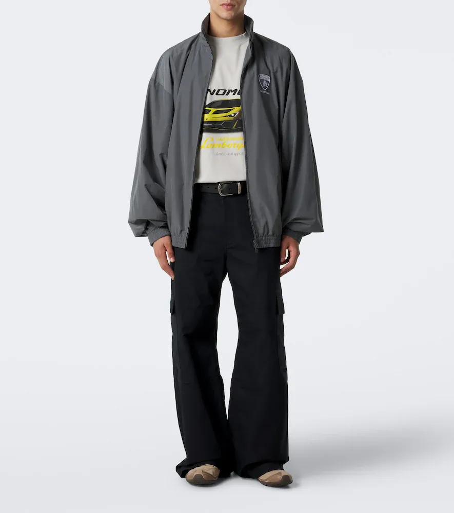 Balenciaga Oversized printed cotton jersey T-shirt | Thumbnail 4 Balenciaga Oversized printed cotton jersey T-shirt | Thumbnail 4