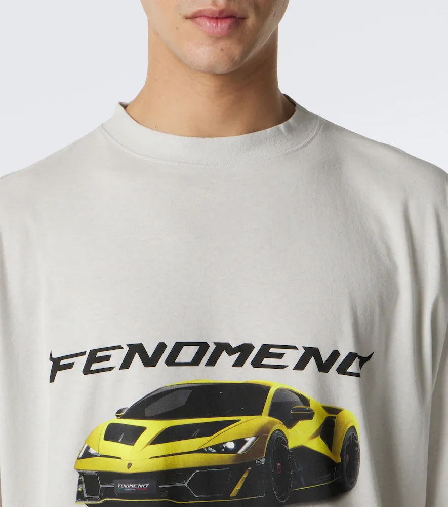 Balenciaga Oversized printed cotton jersey T-shirt | Thumbnail 5 Balenciaga Oversized printed cotton jersey T-shirt | Thumbnail 5
