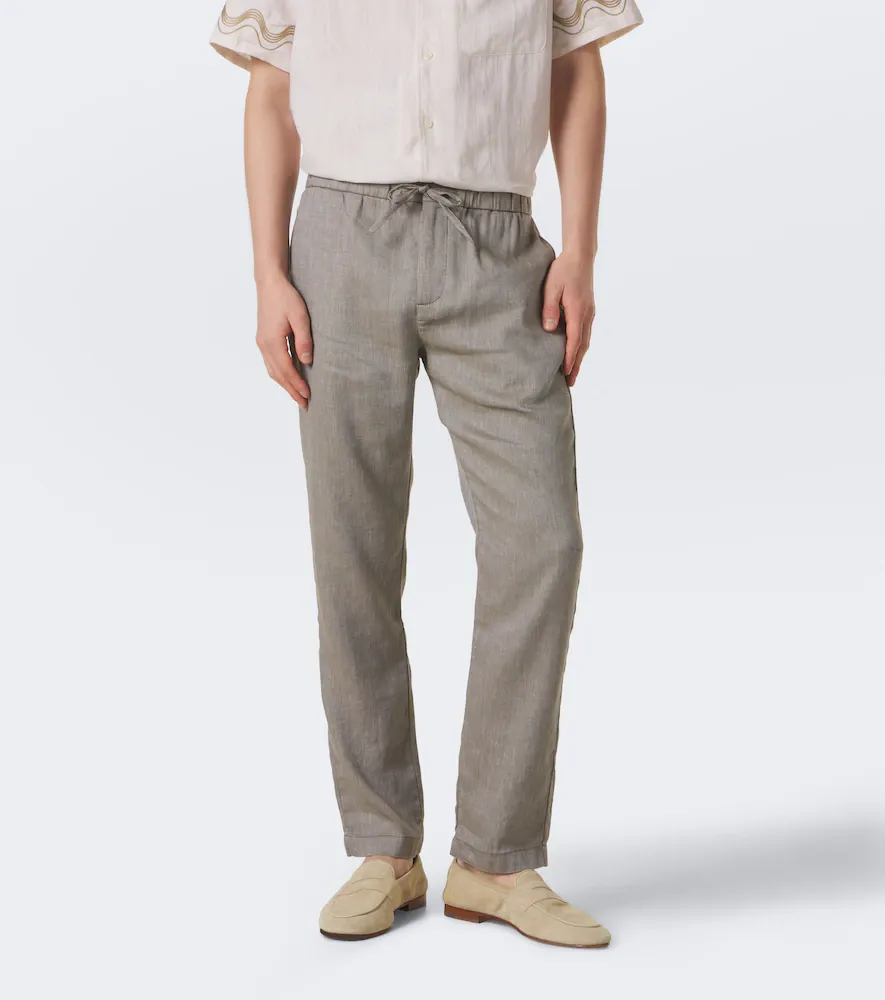 Frescobol Carioca Oscar linen and cotton straight pants | Thumbnail 5