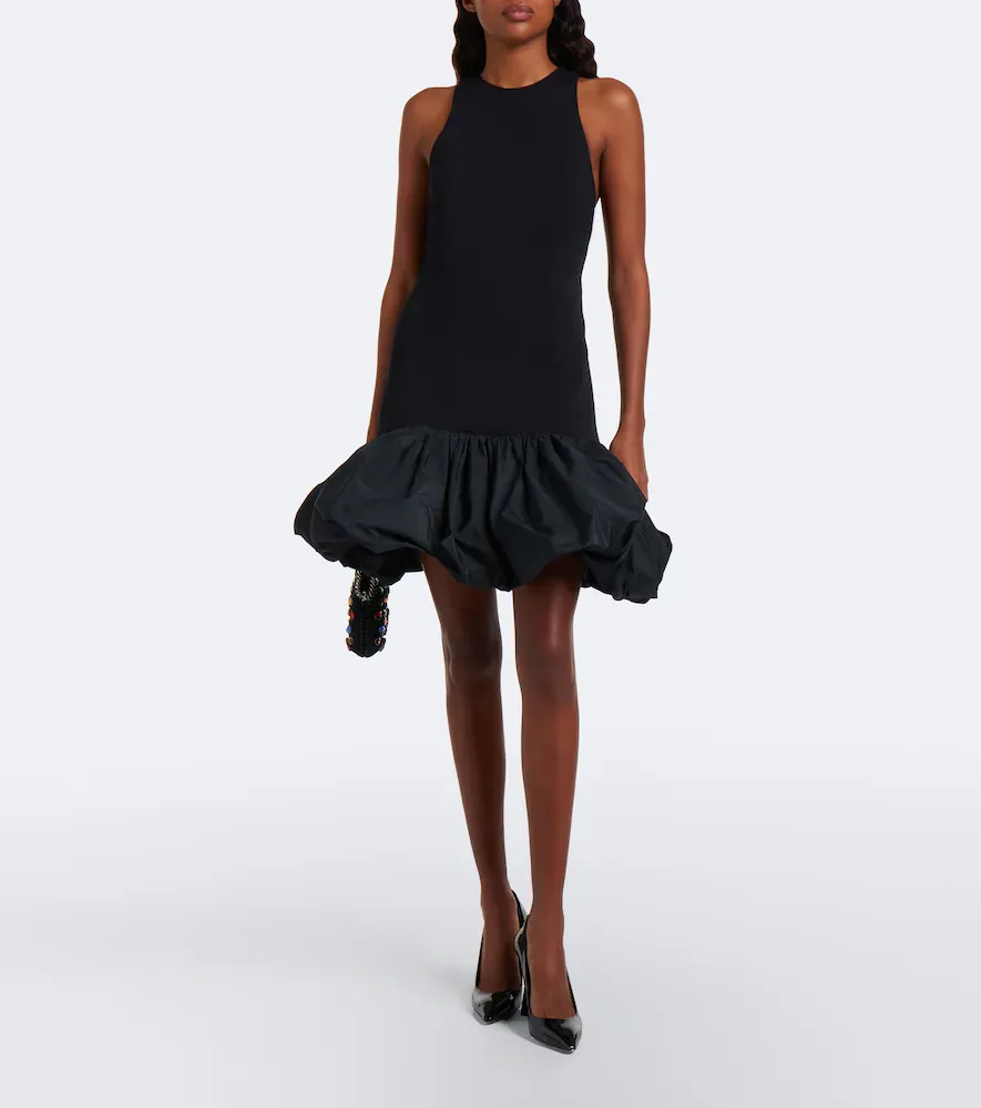 Stella McCartney Taffeta and cady minidress | Thumbnail 3 Stella McCartney Taffeta and cady minidress | Thumbnail 3
