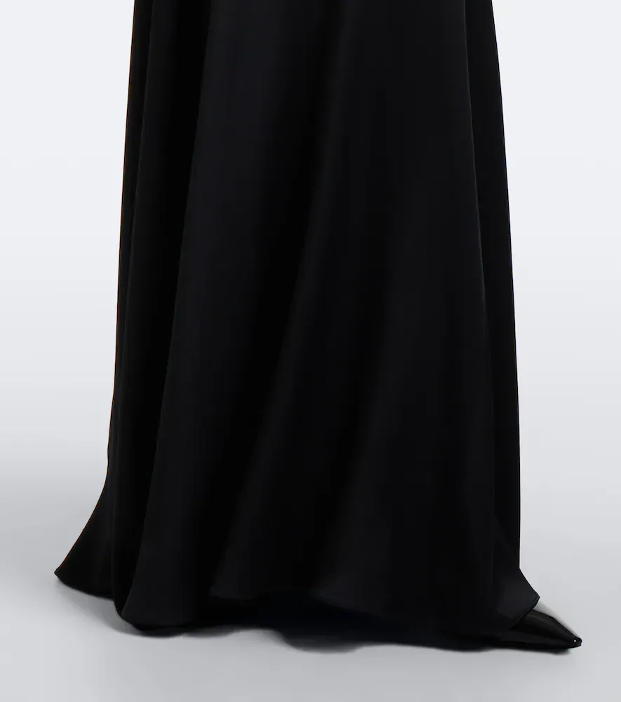 Stella McCartney Asymmetric crêpe gown | Thumbnail 4 Stella McCartney Asymmetric crêpe gown | Thumbnail 4