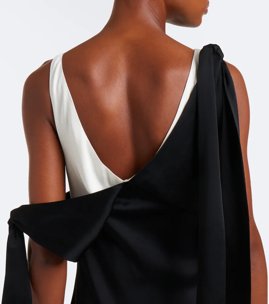 Stella McCartney Asymmetric crêpe gown | Thumbnail 6 Stella McCartney Asymmetric crêpe gown | Thumbnail 6
