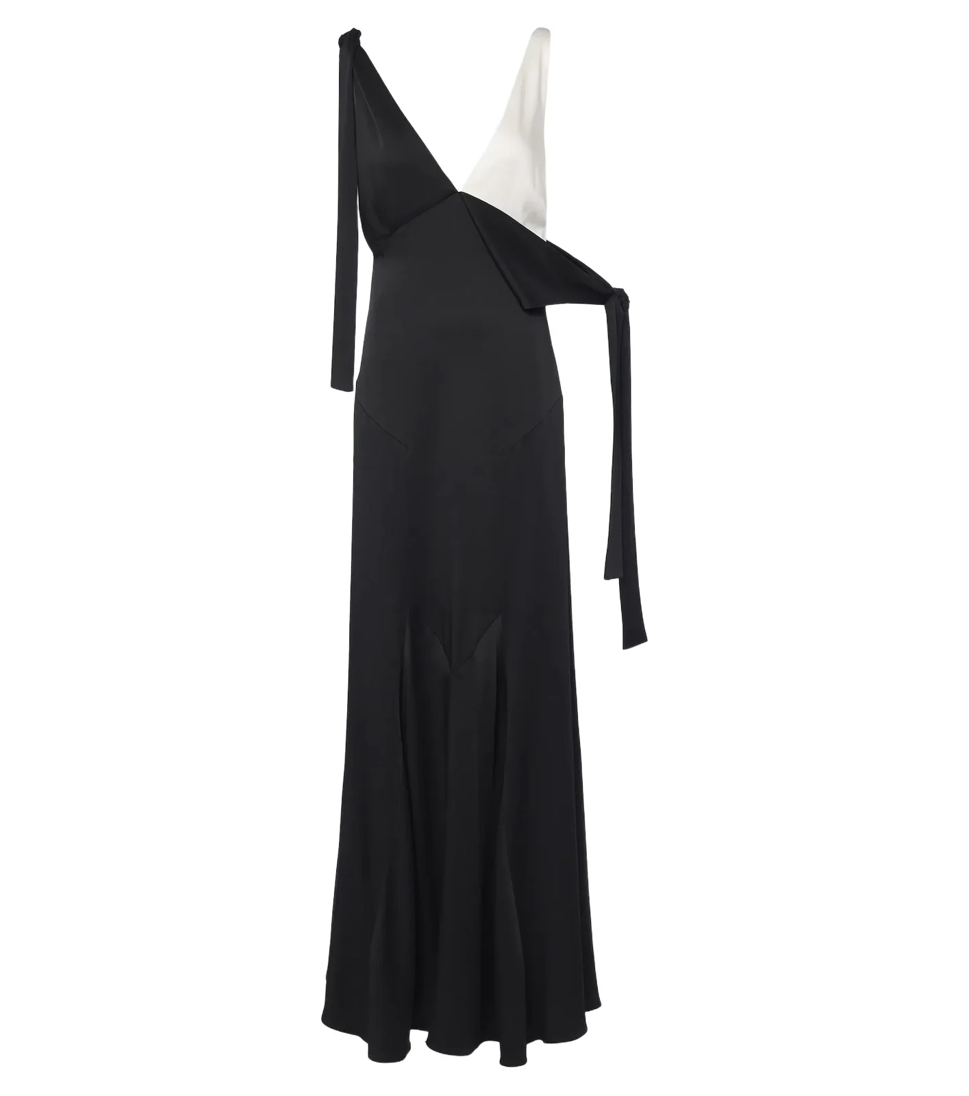 Stella McCartney Asymmetric crêpe gown