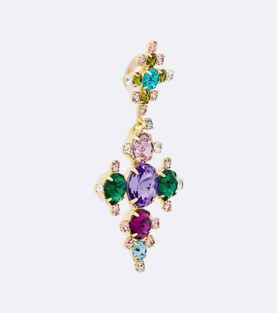 Jennifer Behr Jovanny embellished gold-plated earrings | Thumbnail 2