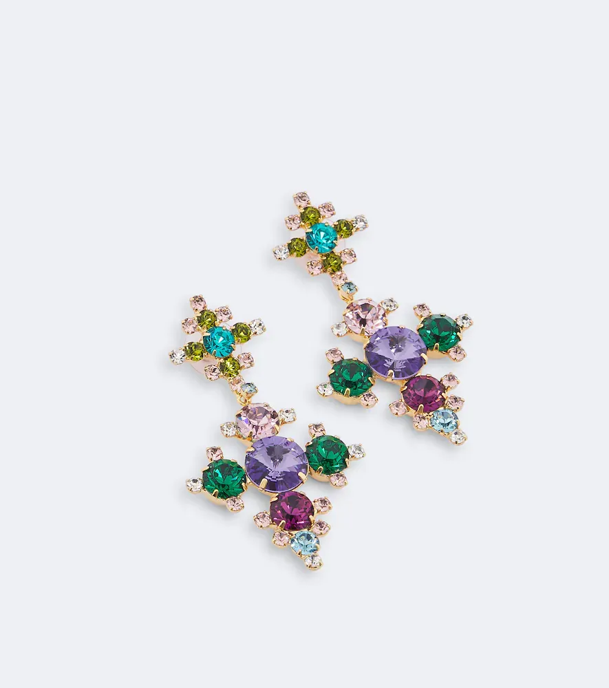 Jennifer Behr Jovanny embellished gold-plated earrings | Thumbnail 4