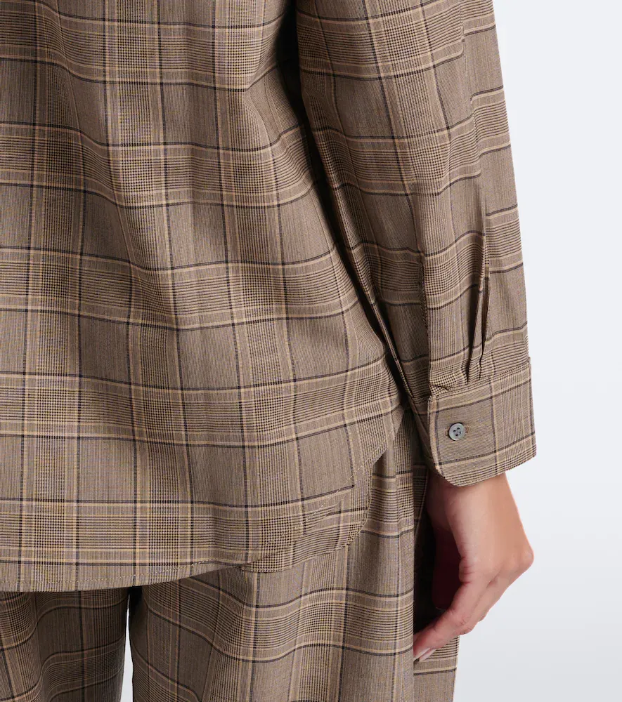 LESET Mia checked oversized shirt | Thumbnail 3 LESET Mia checked oversized shirt | Thumbnail 3