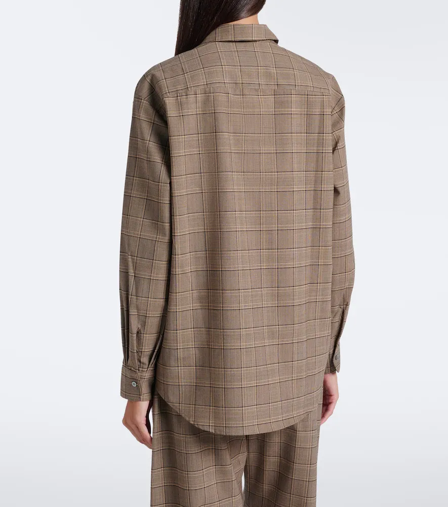 LESET Mia checked oversized shirt | Thumbnail 5 LESET Mia checked oversized shirt | Thumbnail 5