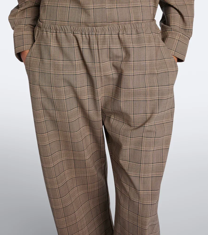 LESET Mia checked wide-leg pants | Thumbnail 2 LESET Mia checked wide-leg pants | Thumbnail 2