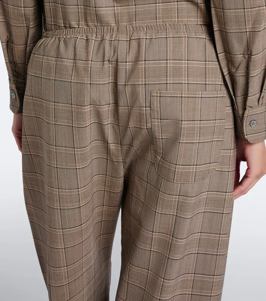 LESET Mia checked wide-leg pants | Thumbnail 5 LESET Mia checked wide-leg pants | Thumbnail 5