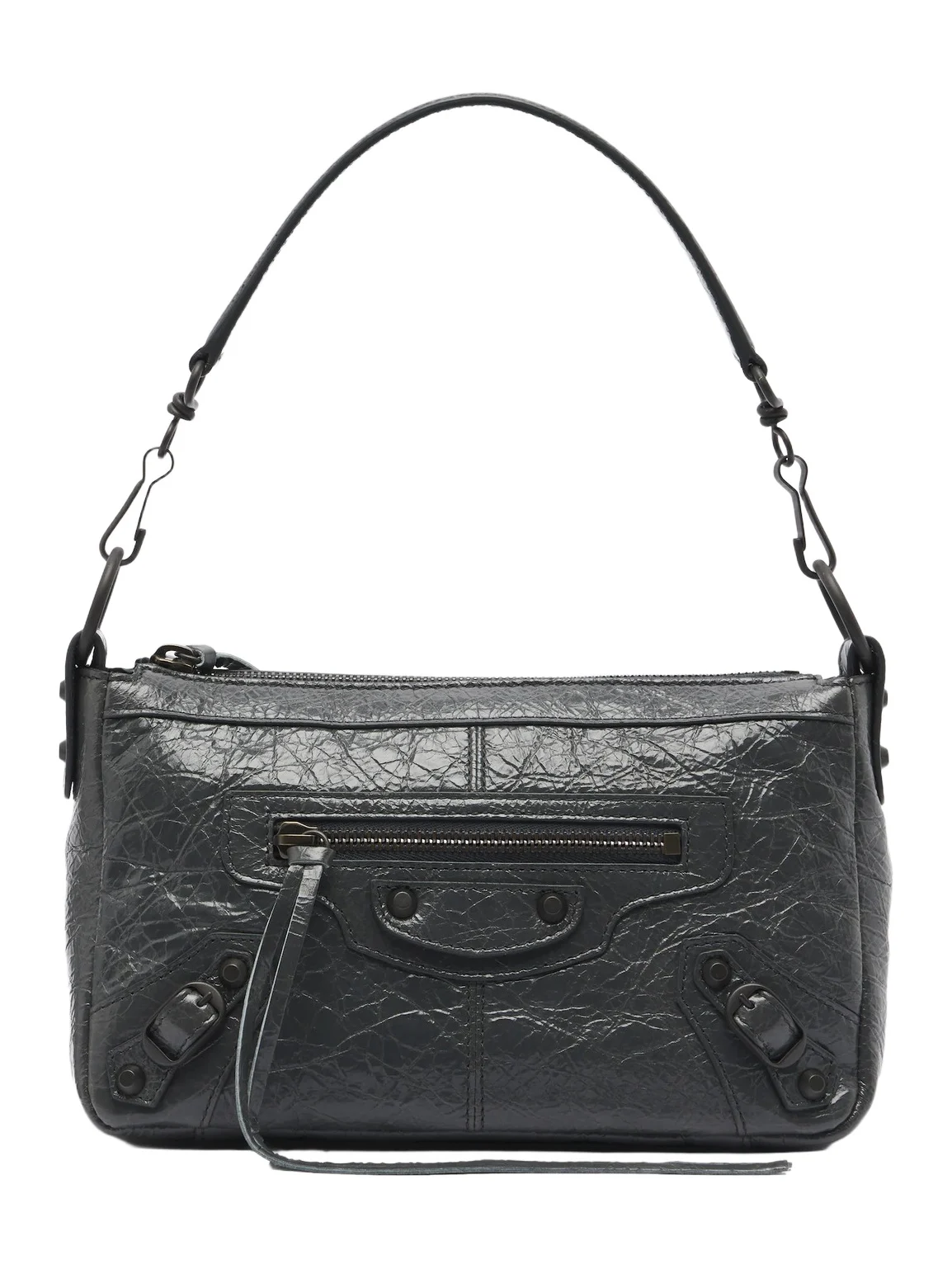Balenciaga Le City Moto Mini leather shoulder bag