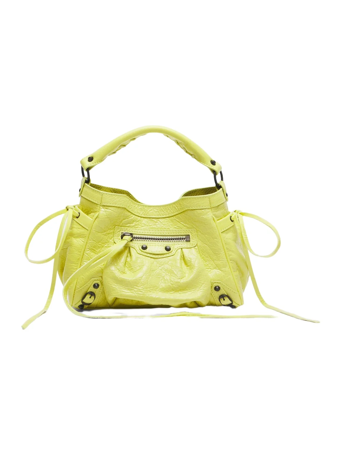 Balenciaga Le City Nano leather top-handle bag