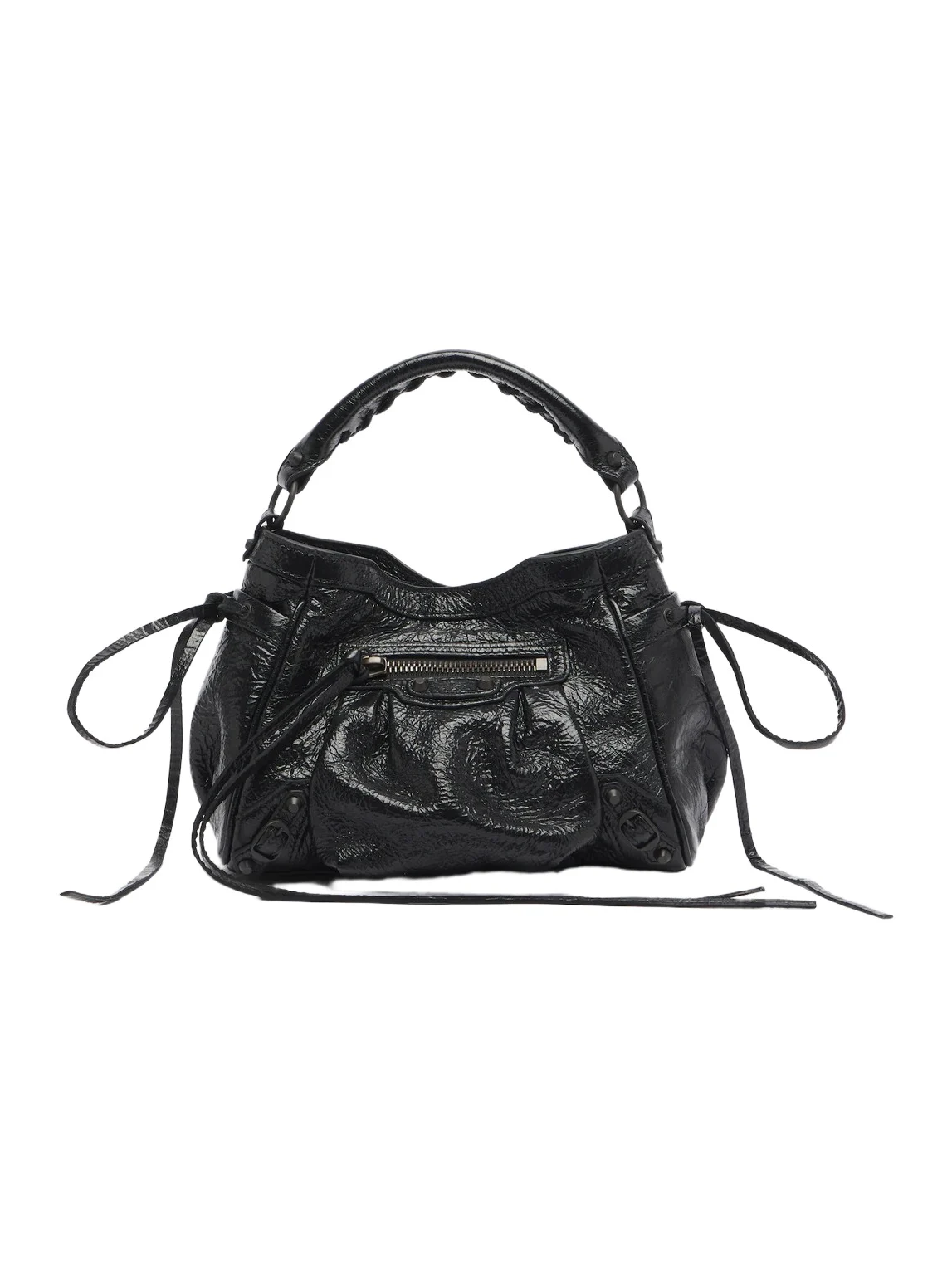 Balenciaga Le City Nano leather top-handle bag