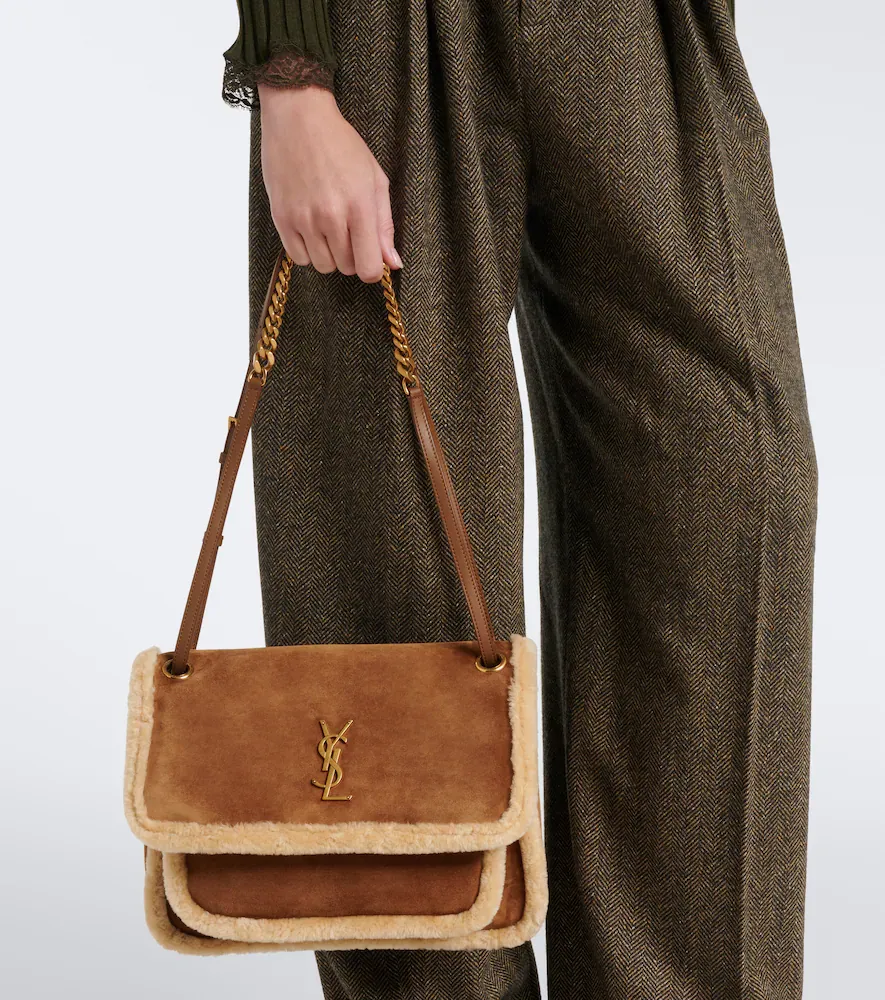Saint Laurent Niki Mini suede shoulder bag | Thumbnail 6