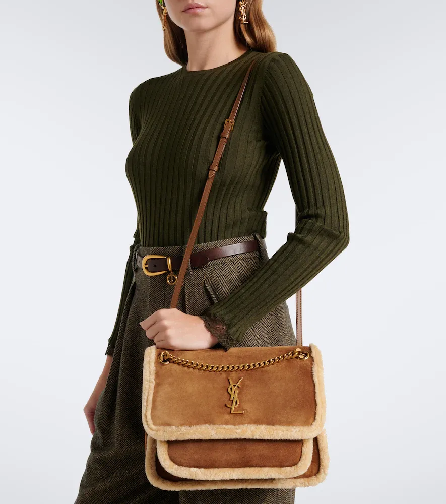 Saint Laurent Niki Mini suede shoulder bag | Thumbnail 7
