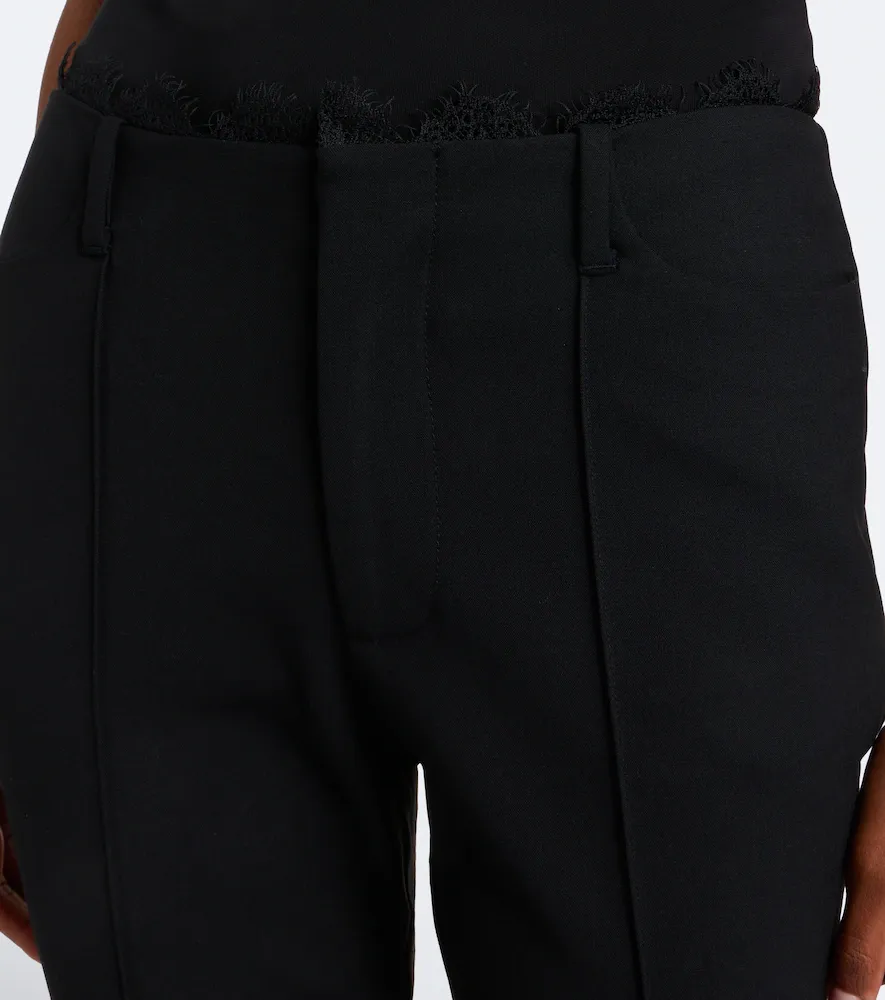 SIR. Miller lace-trimmed wool-blend capri pants | Thumbnail 2 SIR. Miller lace-trimmed wool-blend capri pants | Thumbnail 2