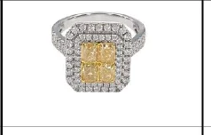 Wish Fine Jewelry 2.04ct Diamond 18K Gold Halo Cocktail Ring