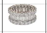 9.73ct Diamond 18K Gold Baguette Ring 9.73ct Diamond 18K Gold Baguette Ring