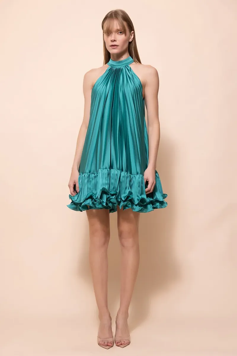 PatBo LIZA SATIN MINI DRESS | Thumbnail 2 PatBo LIZA SATIN MINI DRESS | Thumbnail 2