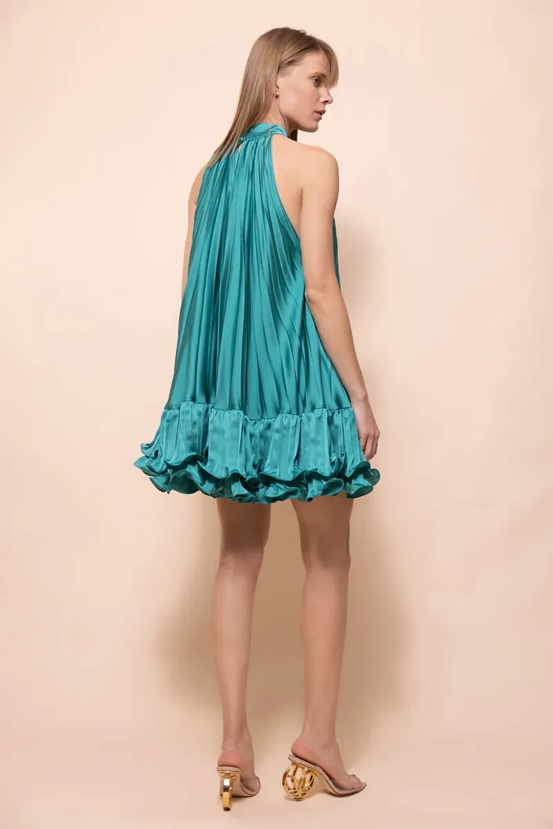 PatBo LIZA SATIN MINI DRESS | Thumbnail 3 PatBo LIZA SATIN MINI DRESS | Thumbnail 3