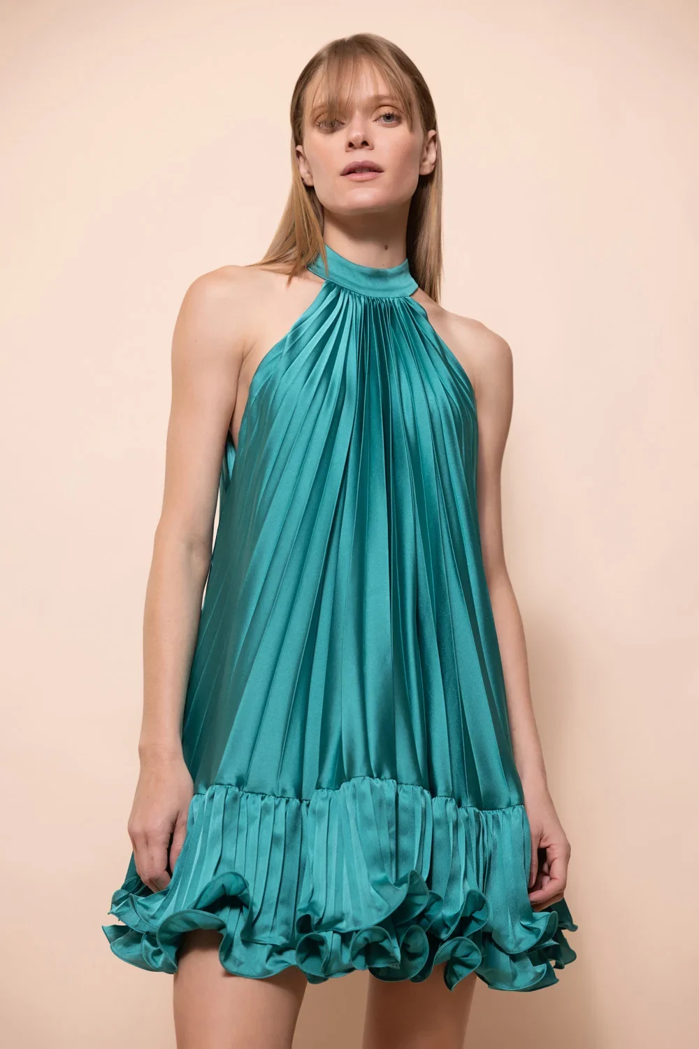 LIZA SATIN MINI DRESS LIZA SATIN MINI DRESS