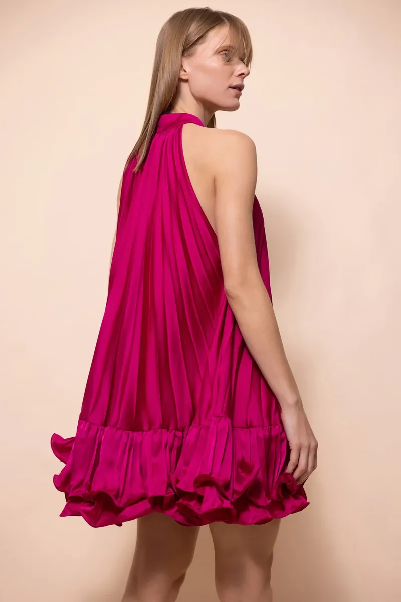 PatBo LIZA SATIN MINI DRESS | Thumbnail 2 PatBo LIZA SATIN MINI DRESS | Thumbnail 2