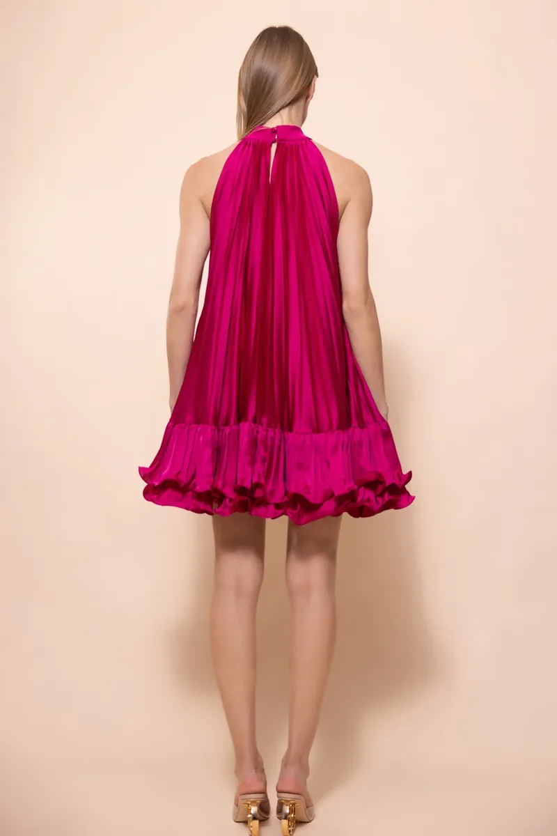 PatBo LIZA SATIN MINI DRESS | Thumbnail 3 PatBo LIZA SATIN MINI DRESS | Thumbnail 3