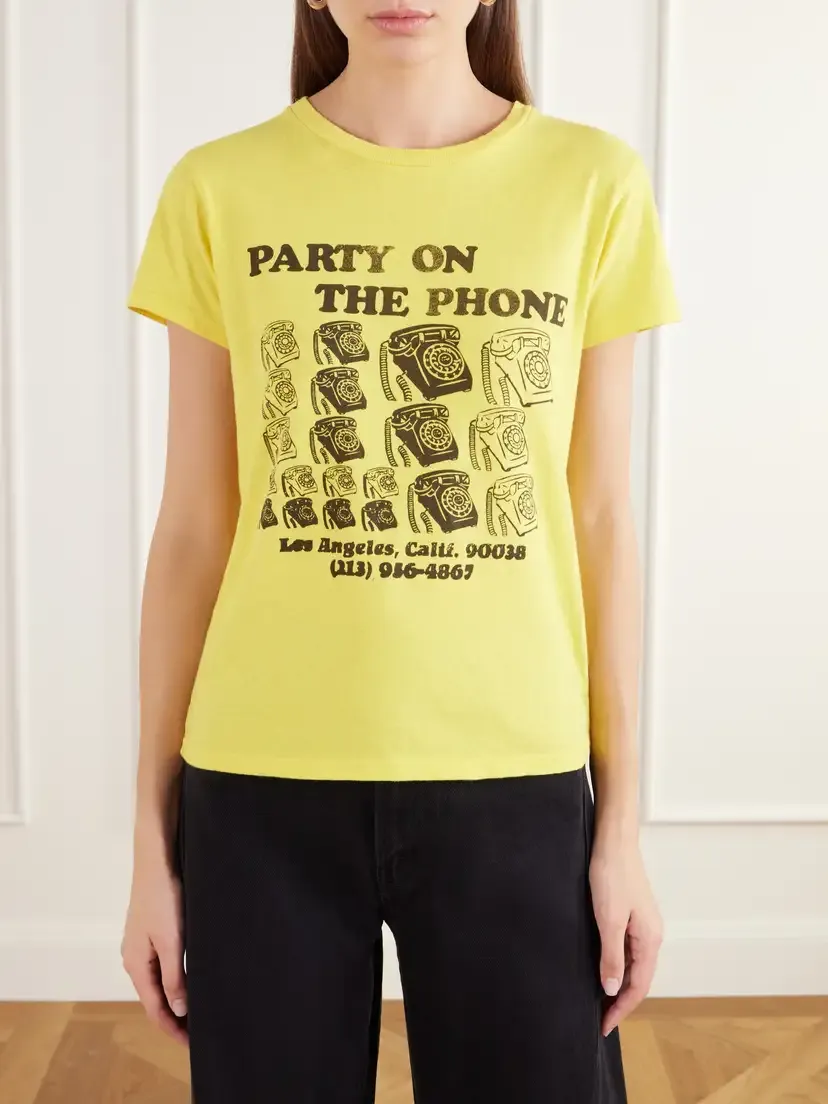 Mother The Lil Goodie Goodie Printed Cotton-jersey T-shirt | Thumbnail 3 Mother The Lil Goodie Goodie Printed Cotton-jersey T-shirt | Thumbnail 3