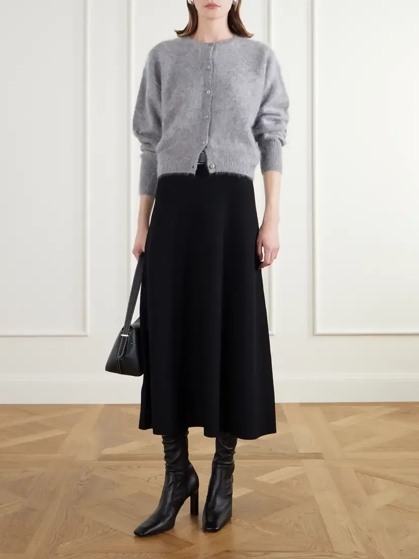 Almada Coco Brushed Cashmere Cardigan | Thumbnail 2 Almada Coco Brushed Cashmere Cardigan | Thumbnail 2
