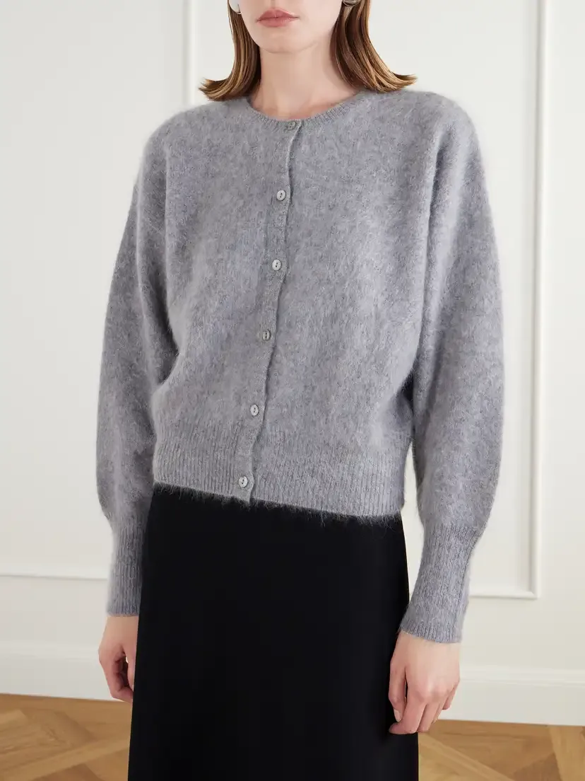 Almada Coco Brushed Cashmere Cardigan | Thumbnail 3 Almada Coco Brushed Cashmere Cardigan | Thumbnail 3