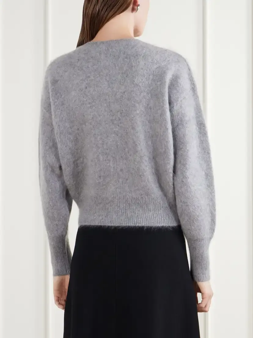 Almada Coco Brushed Cashmere Cardigan | Thumbnail 4 Almada Coco Brushed Cashmere Cardigan | Thumbnail 4