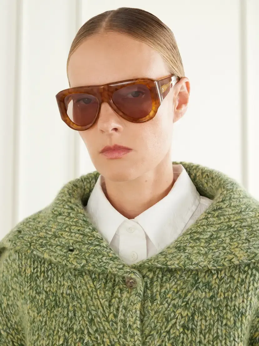 Jacques Marie Mage Barclay D-frame Tortoiseshell Acetate Sunglasses | Thumbnail 2