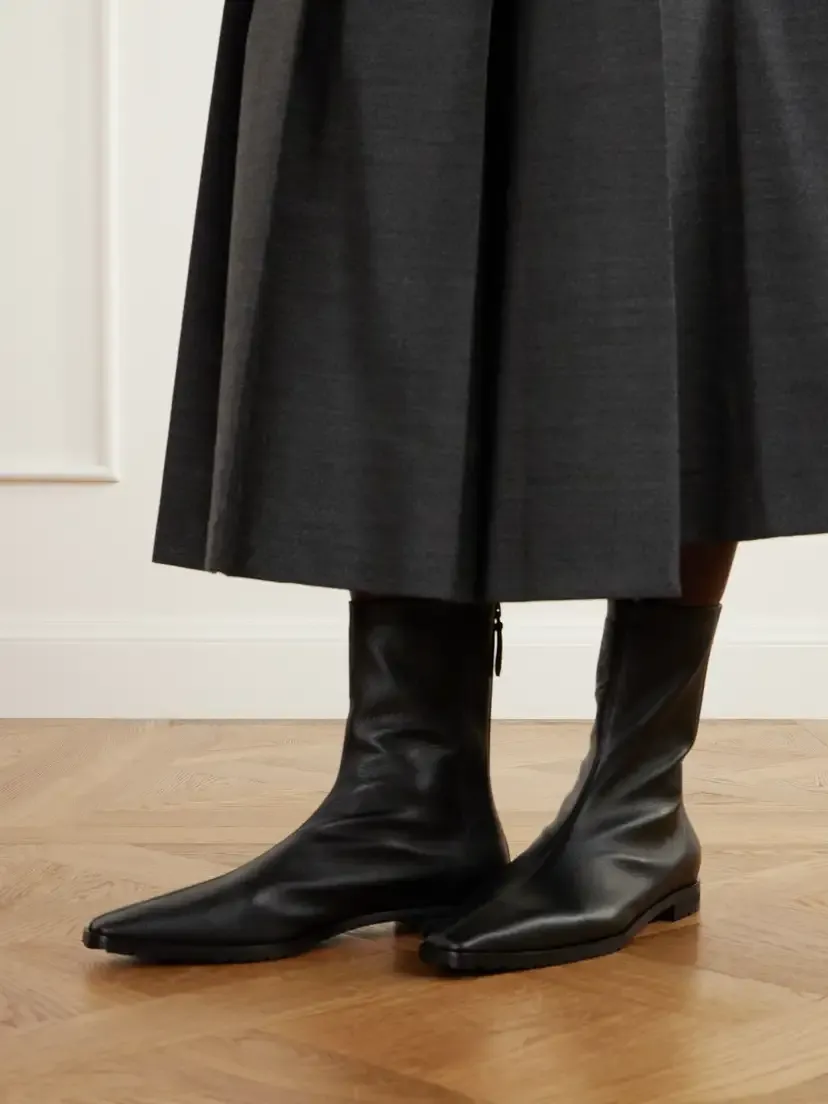 Aquazzura Saint Honore Full-grain Leather Ankle Boots | Thumbnail 2 Aquazzura Saint Honore Full-grain Leather Ankle Boots | Thumbnail 2