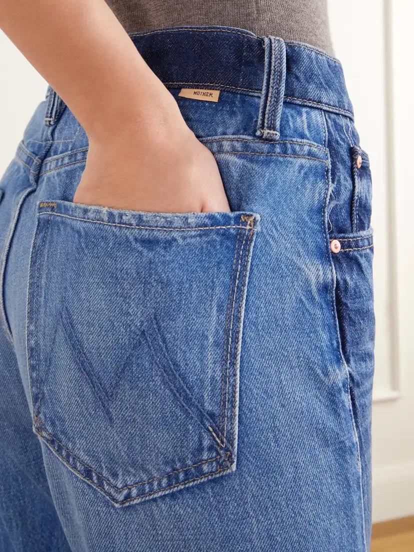 Mother Bookie Slit Twist Heel Mid-rise Bootcut Jeans | Thumbnail 6