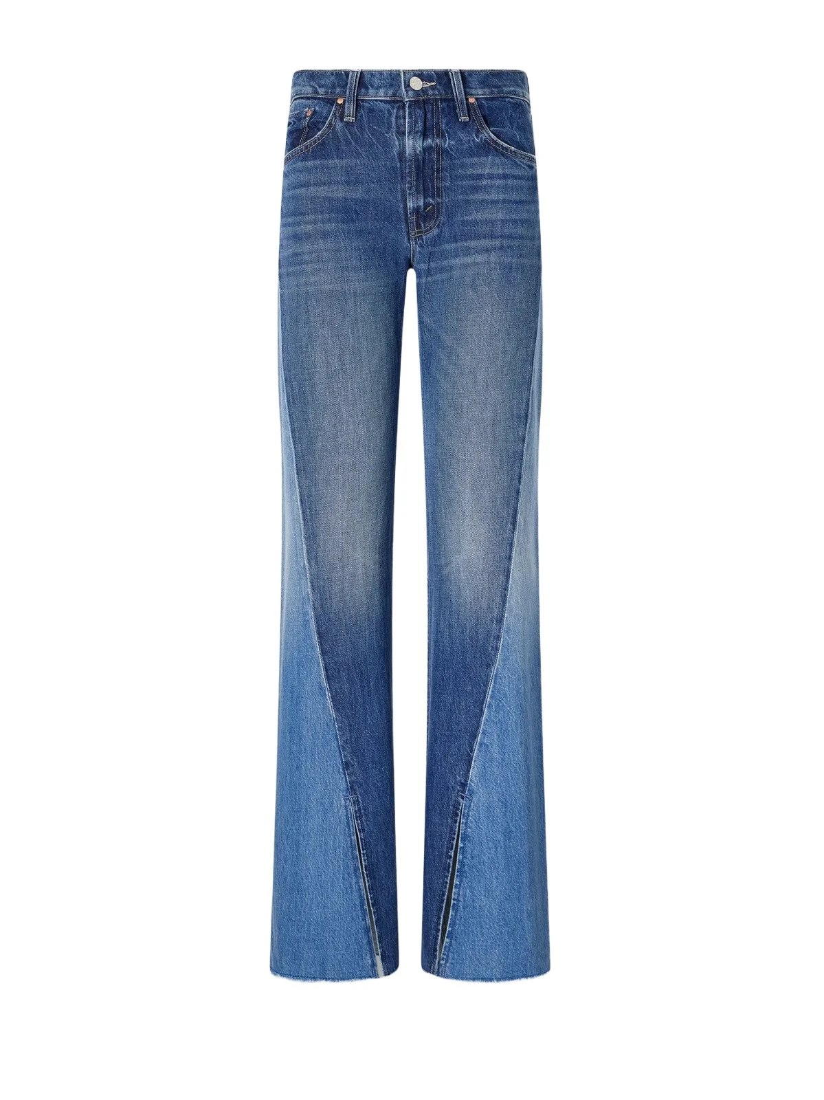 Mother Bookie Slit Twist Heel Mid-rise Bootcut Jeans